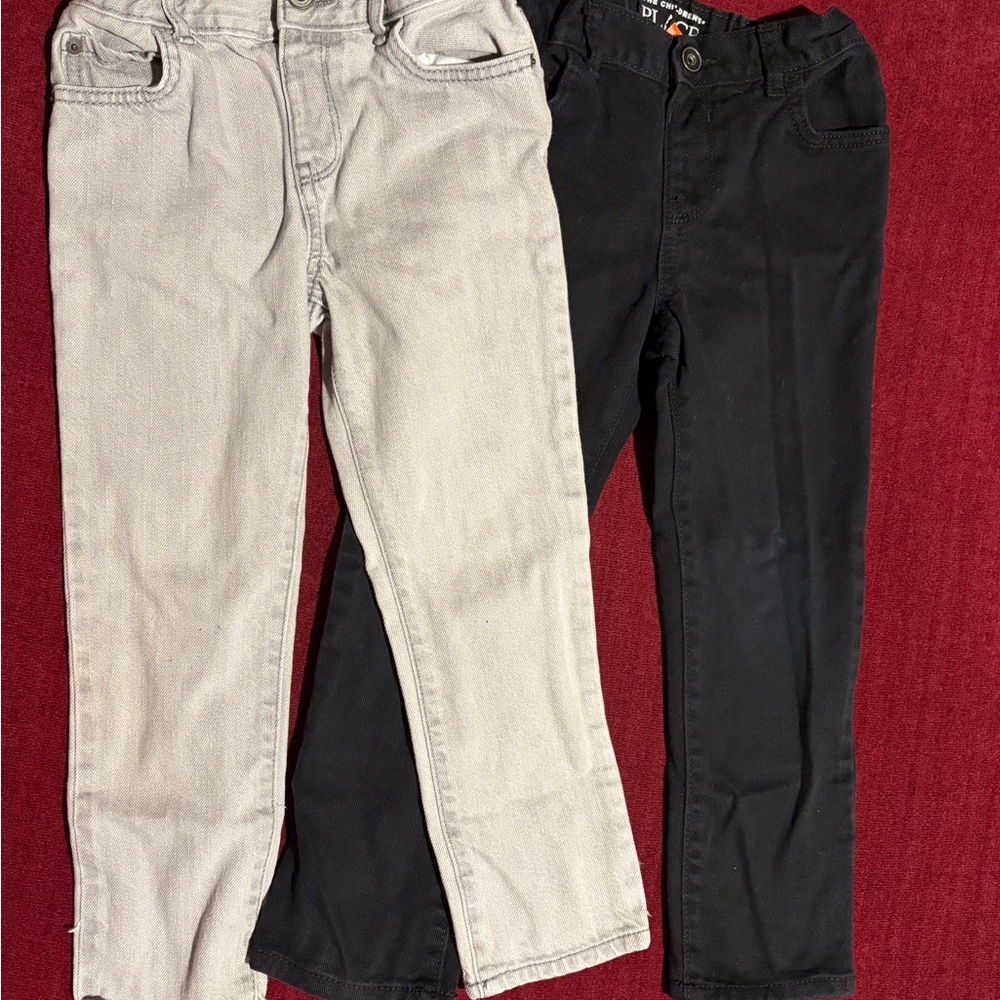 The Children's Place Black and Gray Skinny Jeans
